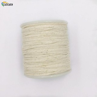 Dây cotton macrame 1mm tự nhiên, dùng đan móc treo cây, làm dây đan