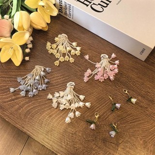 1 Chiếc Lily Của Thung Lũng Dây Quyến Rũ Trang Trí Camellia Ngọc Trai Hoa Charm Khóa DIY Phụ Kiện Cho Giày Thể Thao