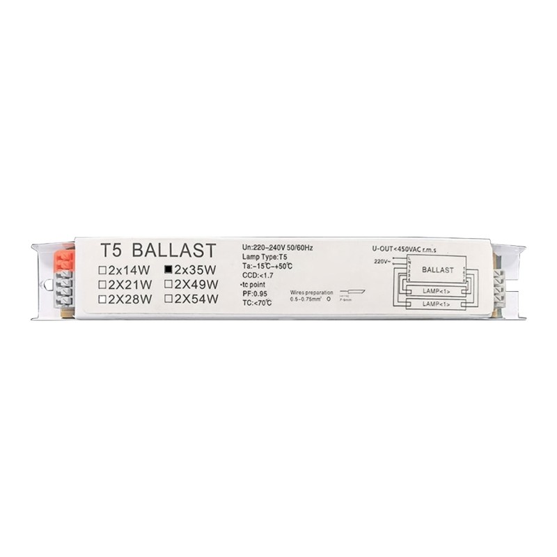 IOR 220-240V Điện Áp Rộng T5 Ballast Điện Tử Bóng Đèn Huỳnh Quang Ballast Cho Gia Đình
