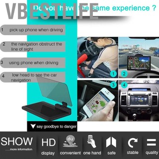 VBESTLIFE Máy chiếu phản chiếu màn hình điện thoại cho GPS Mobile