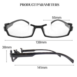 Anime Cosplay Kính Thời Trang Nửa Khung Kính Trong Suốt Bán Rimless Cho Nữ Và Nam