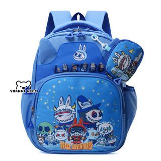 YUANQI KIDS Trẻ Em Mới Của Trường Túi Ô Tô Rèm Vải Ba Lô Trọng Lượng Nhẹ Đơn Giản Trẻ Em Của Ba Lô Phim Hoạt Hình Dễ Thương Ba Lô Thời Trang Ba Lô