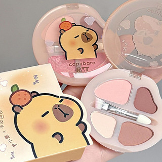 ROMANTIC BEAUTY Nằm Silk Pad Kapibala Đồng Thương Hiệu Nổi Bật Làm Sáng Đường Viền Bốn Màu Phấn Mắt Màu Tự Nhiên Kết Xuất Người Mới Bắt Đầu Nằm Lụa Eyeshaw Trang Điểm Mắt