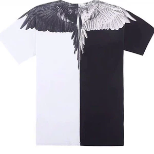 Áo Thun Burlong Đen Trắng Phối Nửa Thân KCloset Áo Phông Cotton Dày Dặn Dáng Rộng Nam Nữ NA920