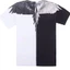 Áo Thun Burlong Đen Trắng Phối Nửa Thân KCloset Áo Phông Cotton Dày Dặn Dáng Rộng Nam Nữ NA920