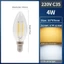 Bóng đèn dây tóc LED OIMG E14 E27 220V 4W 6W Bóng đèn tiết kiệm năng lượng C35 C35L A60 G45 S764 Ánh sáng trắng 6000K Ánh sáng ấm 3000K Siêu sáng