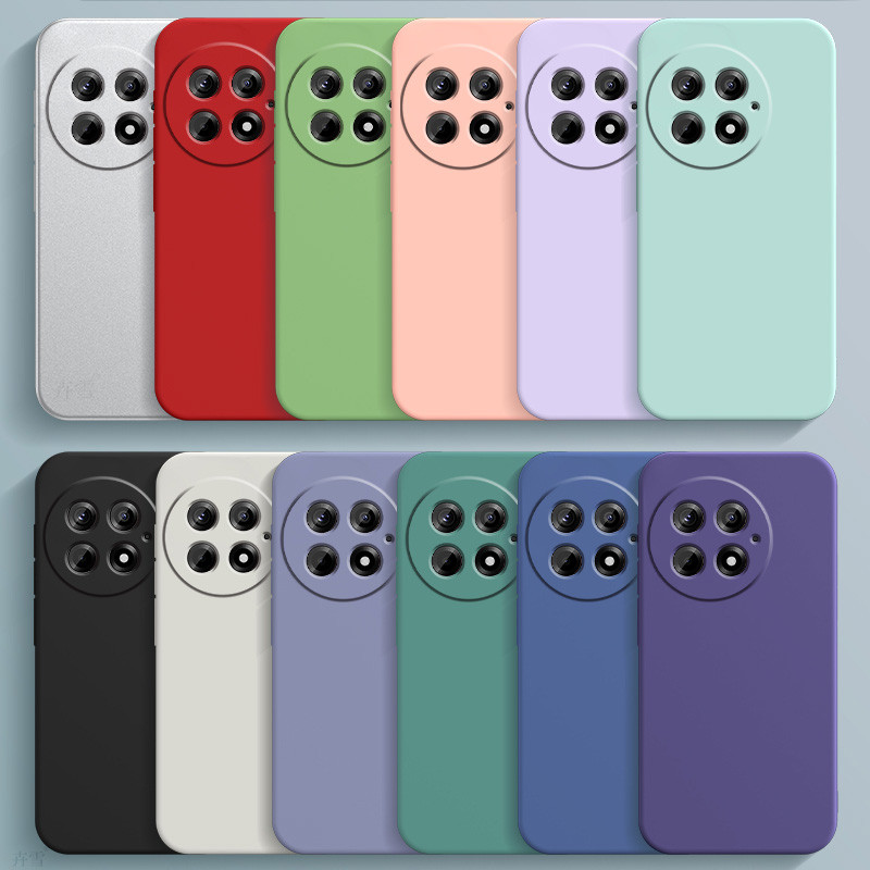 Ốp lưng silicon lỏng TPU thân thiện da, chống trầy xước cho OnePlus 10 Pro/13/13T/12/11