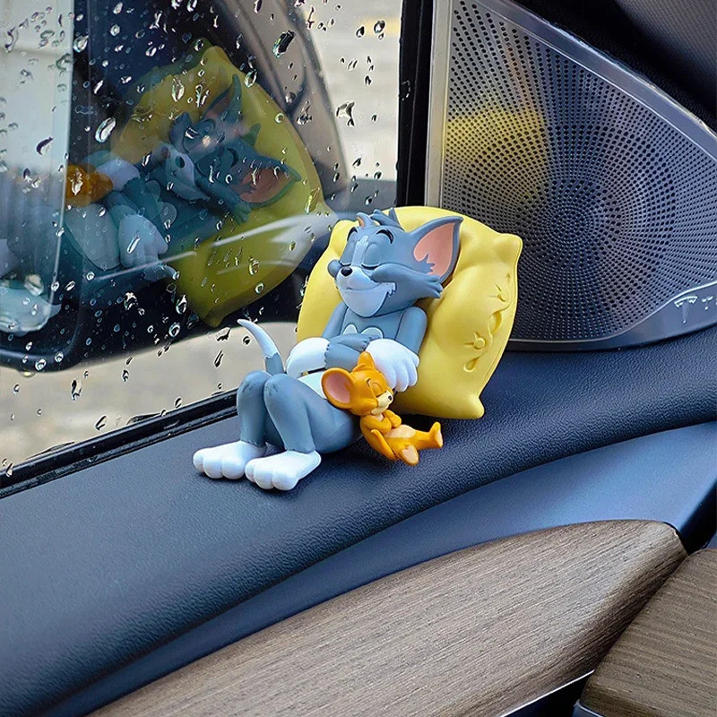 Tom Và Jerry Trang Trí Xe Hoạt Hình Dễ Thương Bảng Điều Khiển Phụ Kiện Nội Thất Thời Trang Cho Nữ
