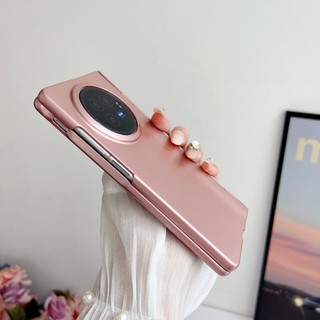 Ốp Lưng Cứng PC Siêu Mỏng Cho Vivo X Fold 3 5G Slim Tự Động Bản Lề Lò Xo Có Kính Cường Lực Cho Vivo X Fold 3 Pro