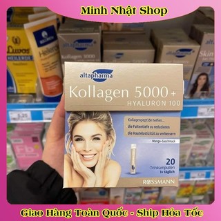 Collagen thủy phân Kollagen 5000 + Hyaluron Altapharma - Bí quyết giữ da trẻ trung và khỏe mạnh - Hộp 20 ống