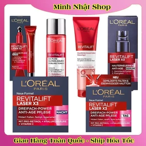 KEM DƯỠNG DA CHỐNG LÃO HÓA – GIÚP MỜ THÂM NÁM LOREAL REVITALIFT LASER X3, 50ML Nội địa Đức Đủ Bill [Hot]