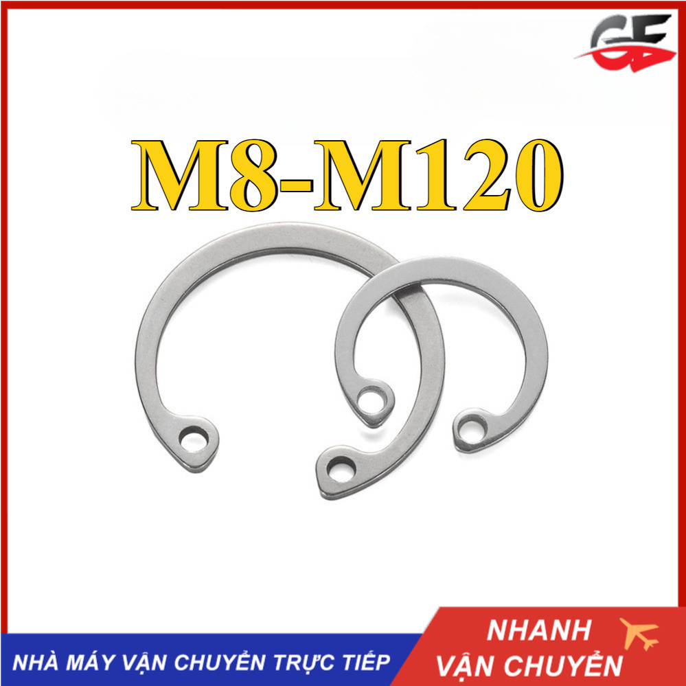 Phanh trục inox 316 phe gài trục, vòng phe phi M8-M120 (GE-RM-VN-w ...