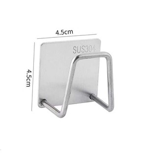 Bọt Biển Giá Đỡ Dính Bồn Rửa Caddy SUS304 Thép Không Gỉ Chống Rỉ Sét Chống Thấm Nước Nhanh Khô Cho Phụ Kiện Nhà Bếp Sử Dụng kim loại xốp nhỏ gọn chắc chắn phù hợp dùng cho gia đình căn hộ văn phòng và không gian nhỏ