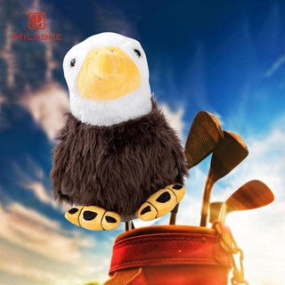 HILABEE Eagle Plush Driver Head Cover, Golf Club Head Cover, Golfer Gift, Chống Trầy Xước Mềm Đa Năng Ngộ nghĩnh Golf Headcover Protector