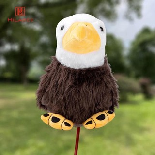 HILABEE Eagle Plush Driver Head Cover, Golf Club Head Cover, Golfer Gift, Chống Trầy Xước Mềm Đa Năng Ngộ nghĩnh Golf Headcover Protector