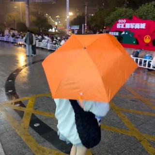 Di Động Ngộ nghĩnh Ô Cà Rốt Tuyệt Vời Sáng Tạo Ô Sinh Viên Trường Chống Nước Chống Tia Cực tím Mưa Hoặc Mưa Ô