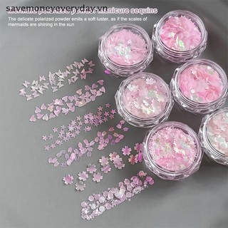 [savemoneyeveryday] Móng tay nghệ thuật Sequins Nàng tiên cá không đều Sequins Fine Sparkle Dày Mỏng Hỗn hợp Ngôi sao Sequins Trang trí móng tay [vn]