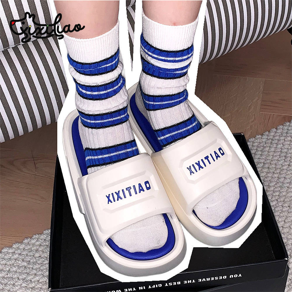 XIXITIAOEVA Dép Sandal Dép Mùa Hè Nam Nữ Phong Cách Mới Thể Thao Ngoài Trời Phong Cách Màu Sắc Phù Hợp Với Dép