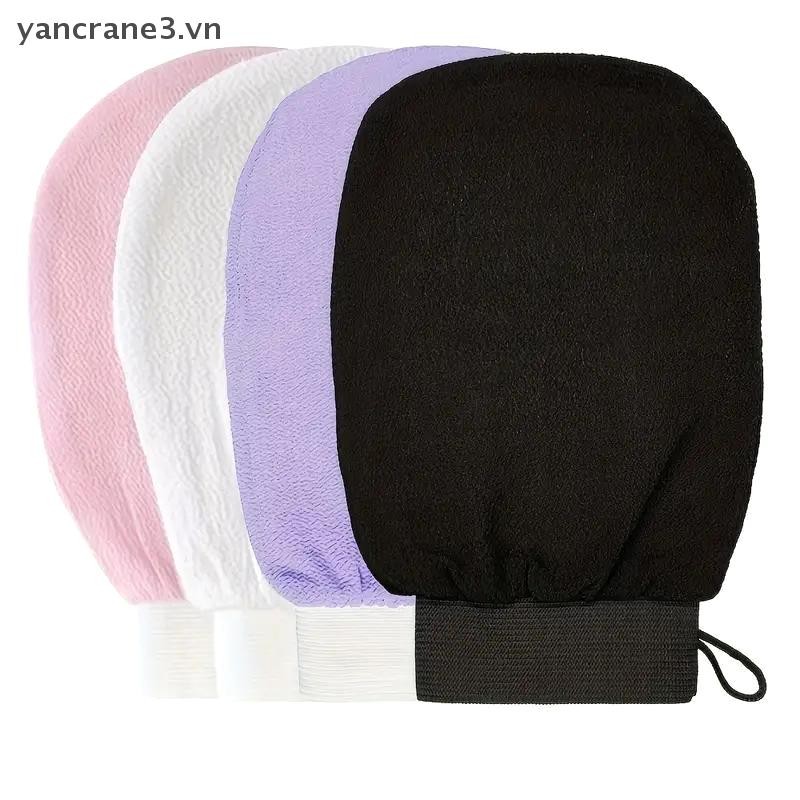 {YAN3} Găng tay tẩy tế bào chết lưng Găng tay Massage da chết Khăn lau sâu cơ thể nhiều màu để tắm {yancrane3.vn}