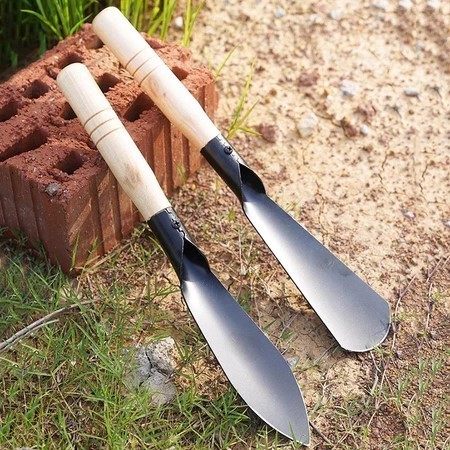 Xẻng Làm Vườn, Xẻng Đào Đất Trồng Cây Đầu Tròn, Xẻng Đầu Nhọn, Bộ Dụng Cụ Làm Vườn Xới Cỏ Nhỏ Gọn, Tiện Lợi - FE123