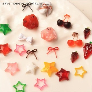 [savemoneyeveryday] Khuôn Silicon Trái Tim 3D Dâu Anh Đào Pentagram Khuôn Làm Móng Tay Nghệ Thuật Trang Trí DIY Thiết Kế Tấm Dập Khuôn Làm Móng Tay [vn]