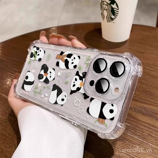 Ốp điện thoại Panda Bamboo cho Infinix Hot Smart 9 8 8Pro Tecno Spark GO 1 2024 50i 40i 40 30i 30 20 20C 10S 9 7 5 Note 40 30 ITEL A70 P55 NFC Plus Pro