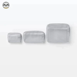 Phong cách Nhật Bản Muji Style / Túi đựng mỹ phẩm lưới trong suốt Nylon / Túi vệ sinh du lịch di động