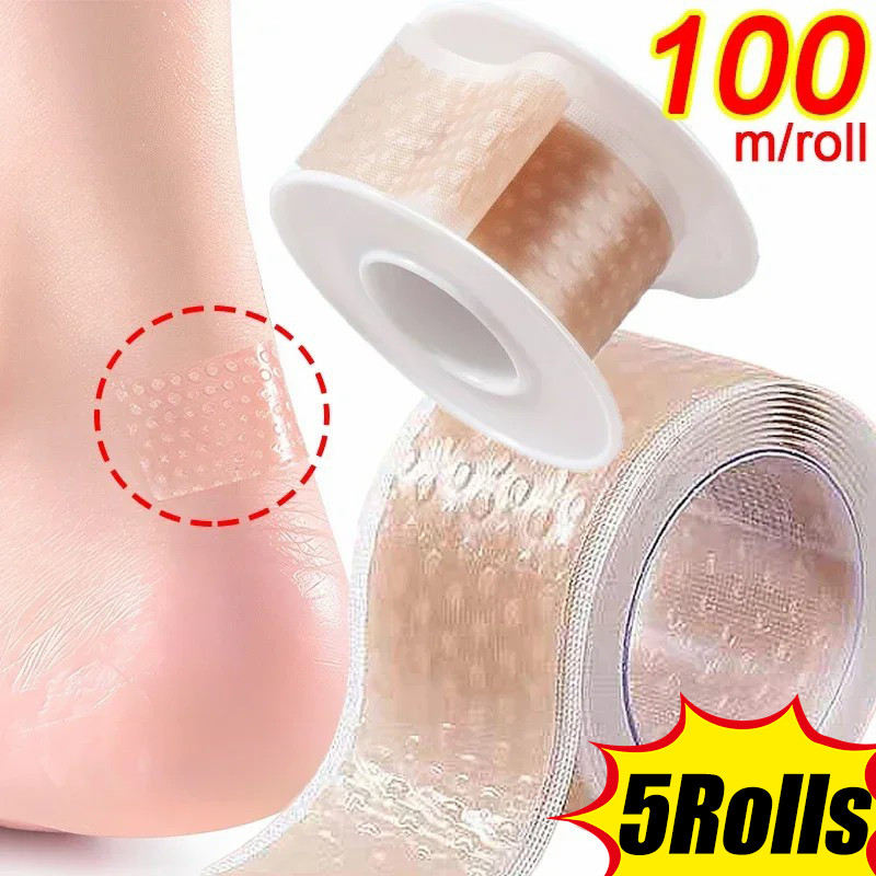 Băng chống sương mù Gel Bionic Skin-Tone | Dải y tế chống nước 2cm x 100cm để bảo vệ vết chai, cắt sẵn 20 miếng dán mỗi cuộn (Gói 1 / 3 / 5)