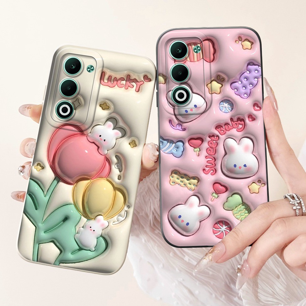 Ốp Điện Thoại Oppo A5 5G CPH2735 Oppo A5 5G 2025 Ốp Silicon Hoạt Hình Dễ Thương Thời Trang Sang Trọng Ngộ nghĩnh Mát Vẽ