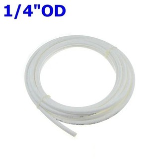 1 Mét RO Nước 1 / 4 5 / 16 3 / 8 Inch OD PE Ống Ống Trắng Linh Hoạt Ống Cho Hệ Thống Lọc Bể Cá Thẩm thấu Ngược
