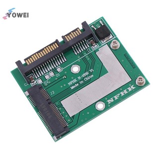 YOWEI mSATA SSD sang 2.5 '' SATA 6.0gps chuyển đổi thẻ mô-đun bảng pcie ssd VN