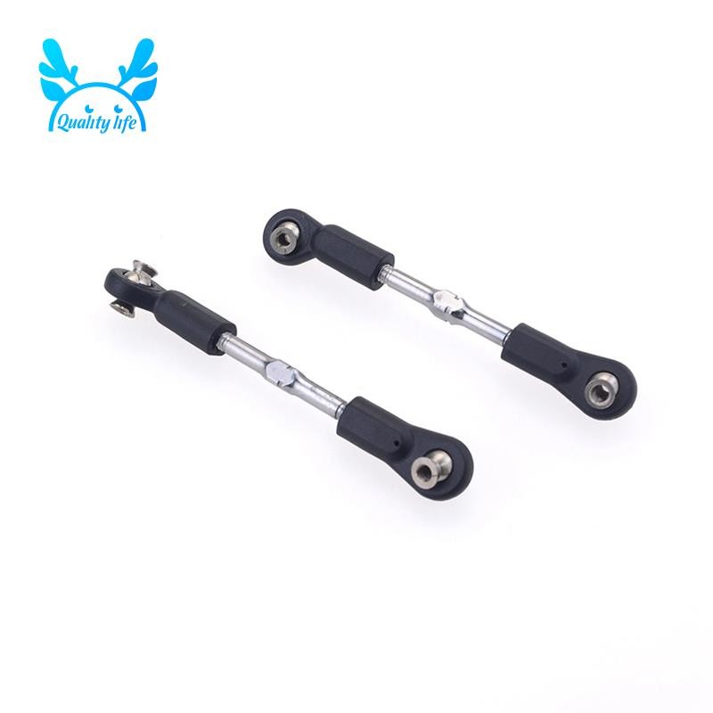 2 Chiếc 8124 Kim Loại 75-85 Mm Cần Lái Cho 1 / 8 9116 9020 9072 9071 9203 08425 08426 08427 08428 Rc Phụ Kiện Xe Hơi