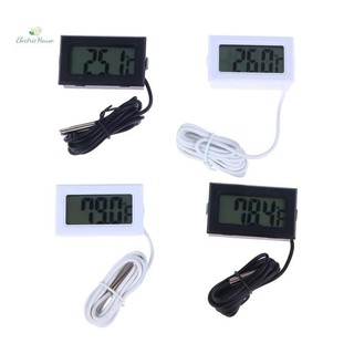 [Nhà Điện] Màn Hình LCD Kỹ Thuật Số 1M Có Đầu Dò Chống Thấm Nước Cảm Biến Nhiệt Độ C / Fahrenheit Cho Tủ Lạnh Bể Cá