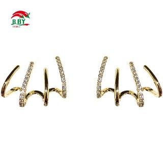 1 Cặp Đơn Giản Nữ Dễ Thương Thả Bông Tai Nữ Kim Loại Phong Cách Tòn Ten Bông Tai