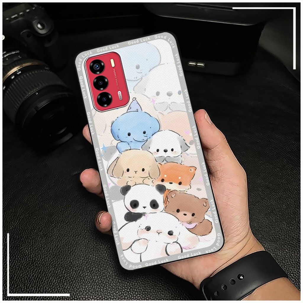 Ốp Điện Thoại Bền Đẹp Dễ Thương Cho ZTE Blade V40 Vita / A72, Chống Va Đập, Thiết Kế Thời Trang, Họa Tiết Động Vật Hoạt Hình, Bọc Toàn Bộ, Chống Bụi, Silicon TPU