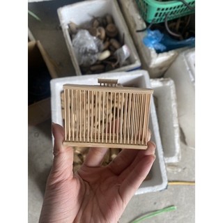 Rọ đựng cào cào cho chim, rọ đựng dế tre cho chim chào mào rọ tre đại dùng được cho lồng nan khít