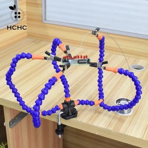 Dụng cụ cầm tay thứ ba HCHC, Dụng cụ cầm tay trợ giúp chống trượt đa năng, Kẹp bàn xoay Khả năng phục hồi mạnh mẽ Hàn ABS Giá đỡ trạm hàn Sở thích Xưởng