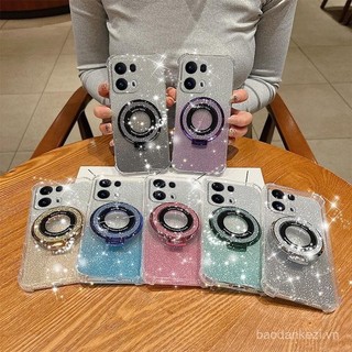 [Vỏ điện thoại trong suốt lấp lánh] Vỏ bảo vệ cho Oppo Reno13 F Reno12 Reno11 Reno10 Reno9 Reno8 Pro+ Reno7 SE Reno6 4G 5G TPU mềm Vỏ điện thoại giấy lấp lánh