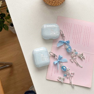 Bướm Xanh Cho AirPods 1 / 2 3 Pro Pro2 Pro3 Airpod4 Bộ Tai Nghe Bluetooth Không Dây Vỏ Bảo Vệ AirPods Pro2 Pro3 3 4 Vỏ Bảo Vệ Tai Nghe