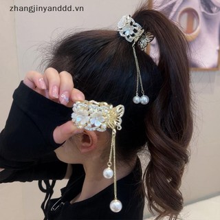 # yanddd # Thời Trang Kim Cương Giả sel Ngọc Trai Móng Vuốt Tóc Hoa Nữ Barrettes Đuôi Ngựa Giá Đỡ Kẹp Tóc Phụ Kiện Tóc Quà Tặng.