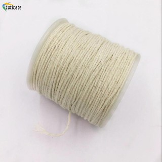 Dây cotton macrame 1mm tự nhiên, dùng đan móc treo cây, làm dây đan