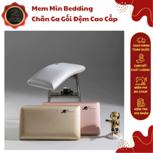 Ruột Gối Foam Cao Cấp Thế Hệ Mới Tặng Kèm Vỏ Gối Làm Từ Vải Lụa Tơ Tằm Mềm Mát - MemMinbedding Luxury