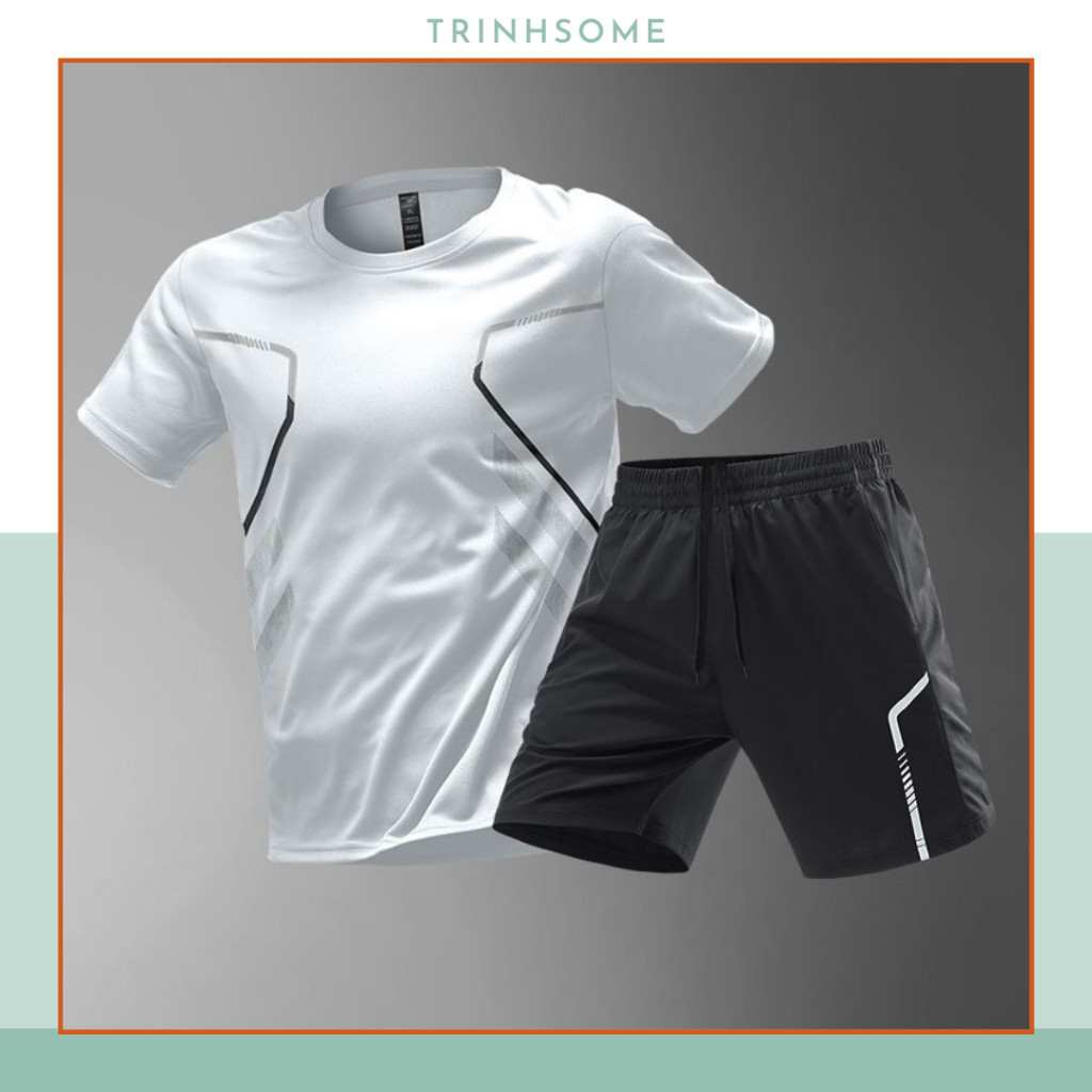 Bộ Đồ, Set Quần Áo thể Thao Nam Nữ, Sport Tập Thể Dục Chạy Bộ Tập Gym, Không Bai Nhão, Bền, Mát Mẻ, Co Dãn 4 chiều
