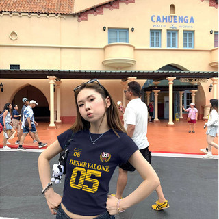áo baby tee ôm body Xanh tím than mùa hè áo style xinh chất áo thun  Eleclassm