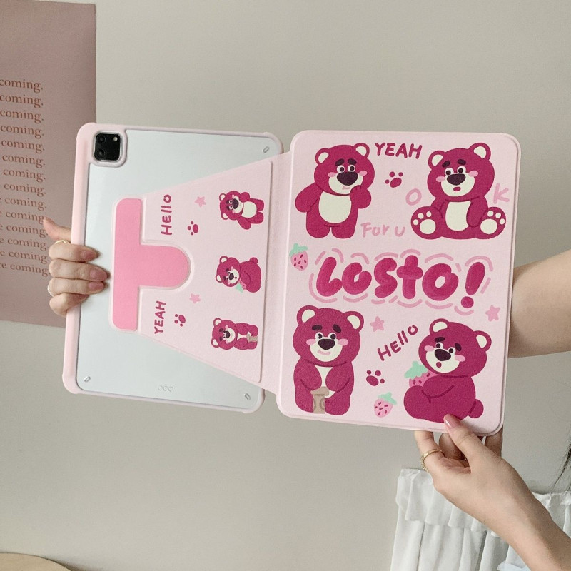 Ốp Lưng Máy Tính Bảng Cho Samsung Galaxy S10ULTRA Tab A9 Plus S9plus / s10plus 12.4inch Tab S6 lite 10.4inch Tab A7 lite S7plus / S8plus S9 FE + Kiểu Sách Xoay Có Giá Đỡ Bút Chì