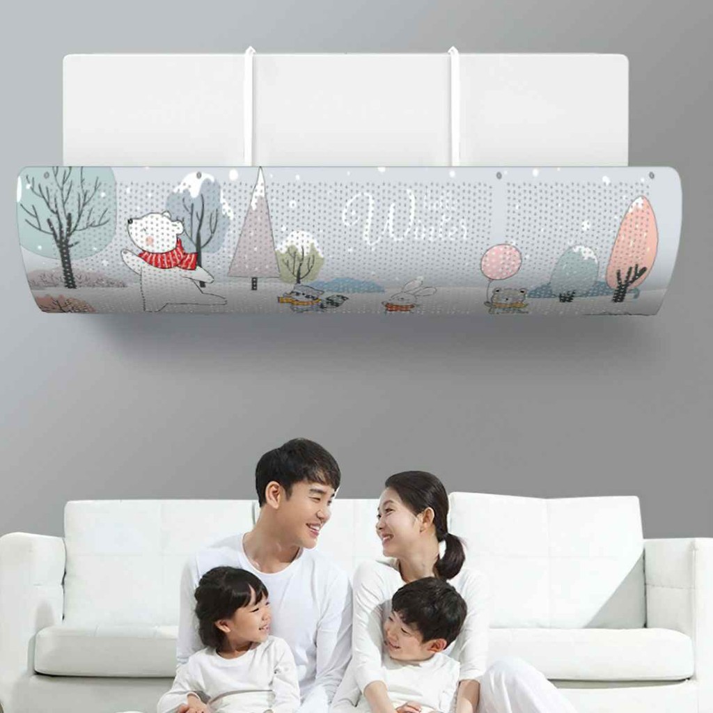 Tấm Chắn Gió Điều Hoà, Tấm chuyển đổi hướng gió điều hoà, máy lạnh bảo vệ sức khoẻ gia đình - FE123