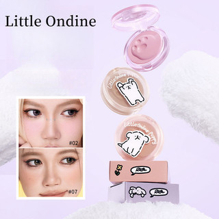 Little Ondine Sweetheart Color Fluttering Powder Blusher Cream Dog Co Name Macaron Matte Face Powder Blusher Cream
