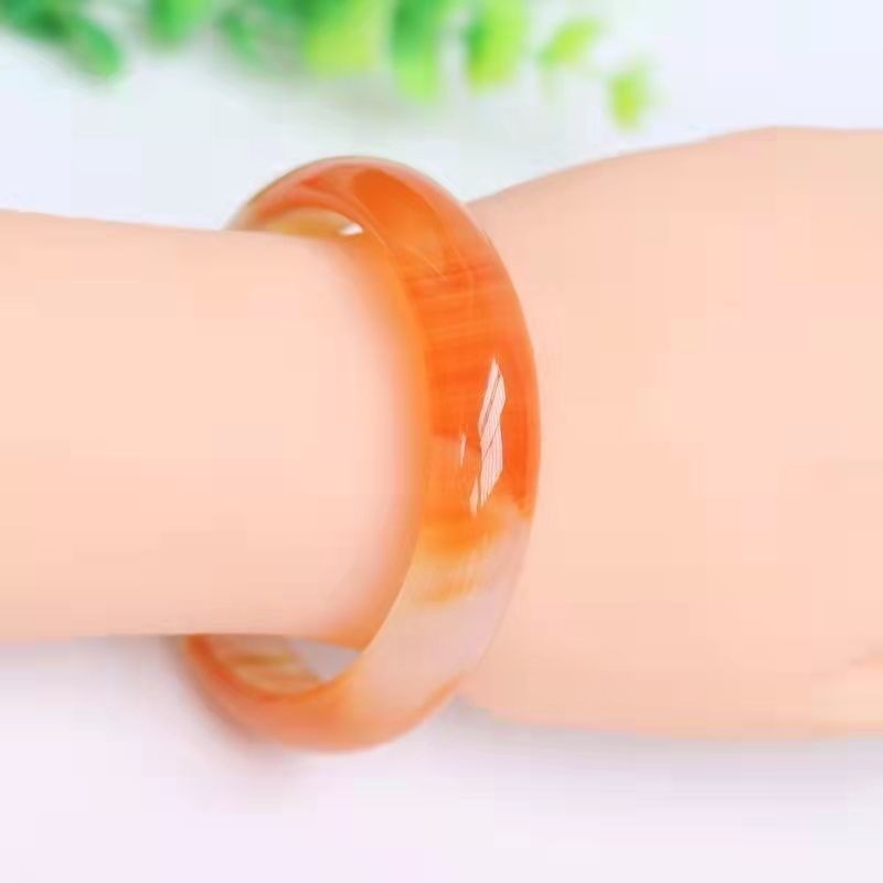 Vòng tay mã não đỏ xinh tự nhiên Vòng tay Chalcedony