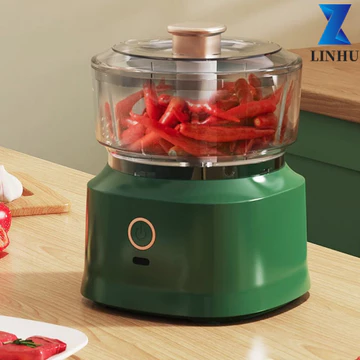 Máy xay LINHU, Máy nghiền tỏi điện Mini 350ml, Máy xay thịt tiết kiệm nhân công USB di động Máy xay thịt trái cây