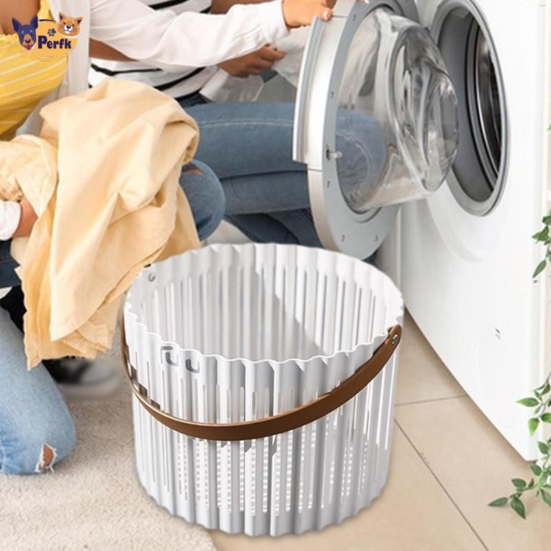 Giỏ đựng đồ tiện ích, giỏ giặt openwork hợp thời trang cho quần áo bẩn,